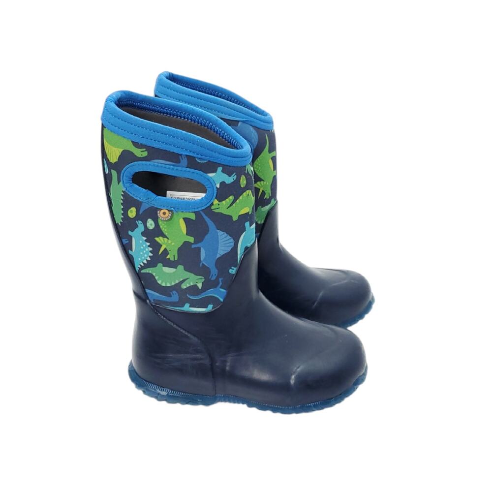 BOGS Dinosaur Little Boy  Kids Waterproof Play Insulated Pullon Boots